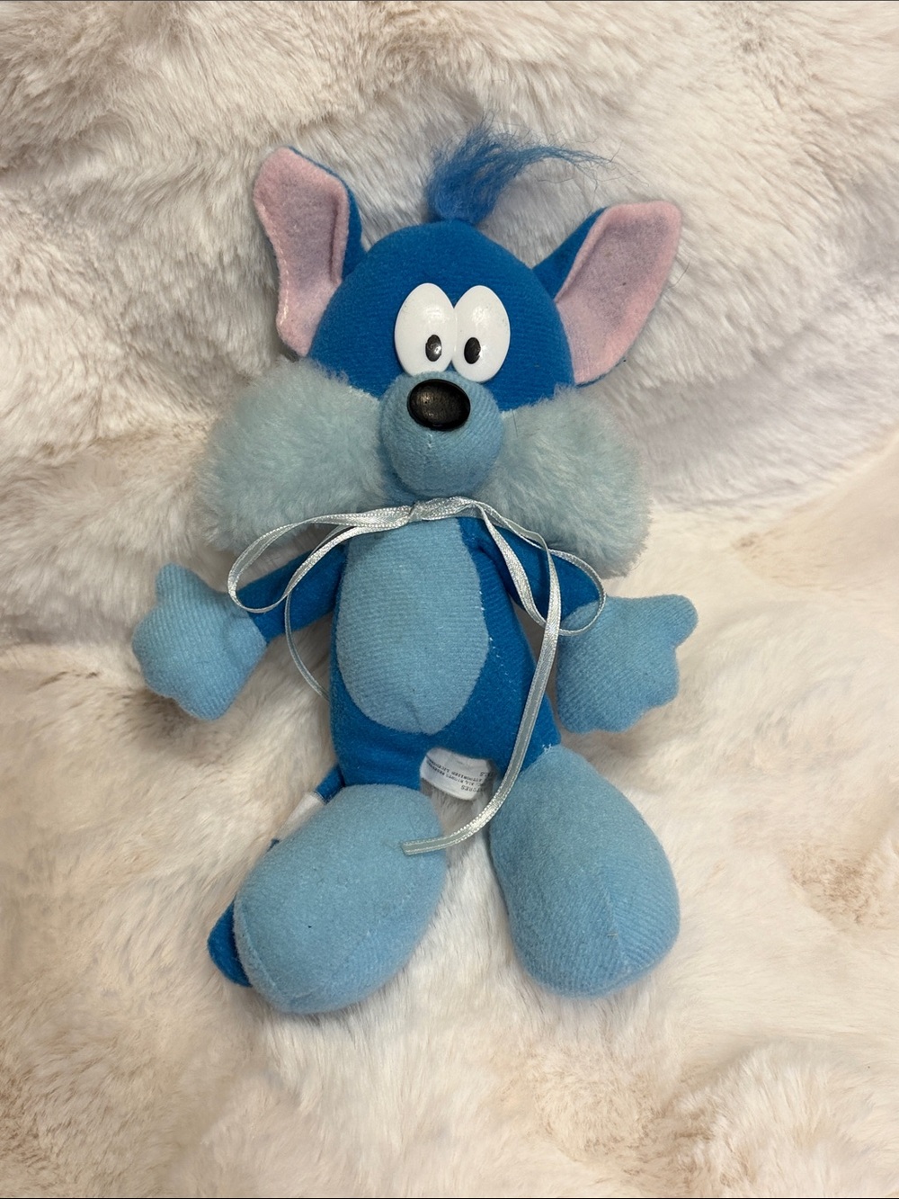 VTG 90s Tiny Toon Adventures Furball plush